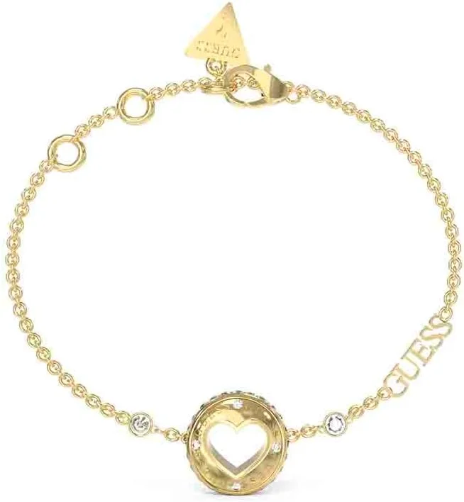 دستبند زنانه حدس مدل قلب چرخشی طلایی ژوئن 2023