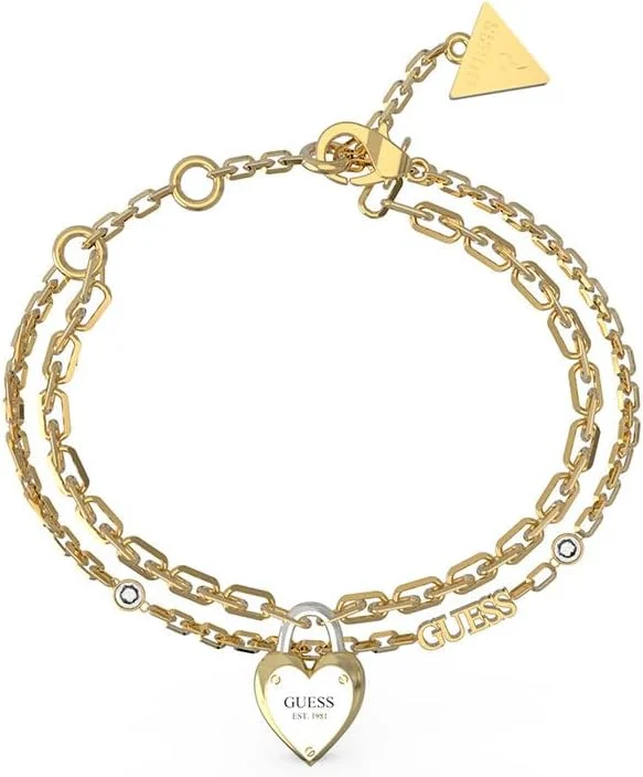 دستبند زنانه گس مدل ALL YOU NEED IS LOVE، سایز تک، استیل ضد زنگ، شیشه