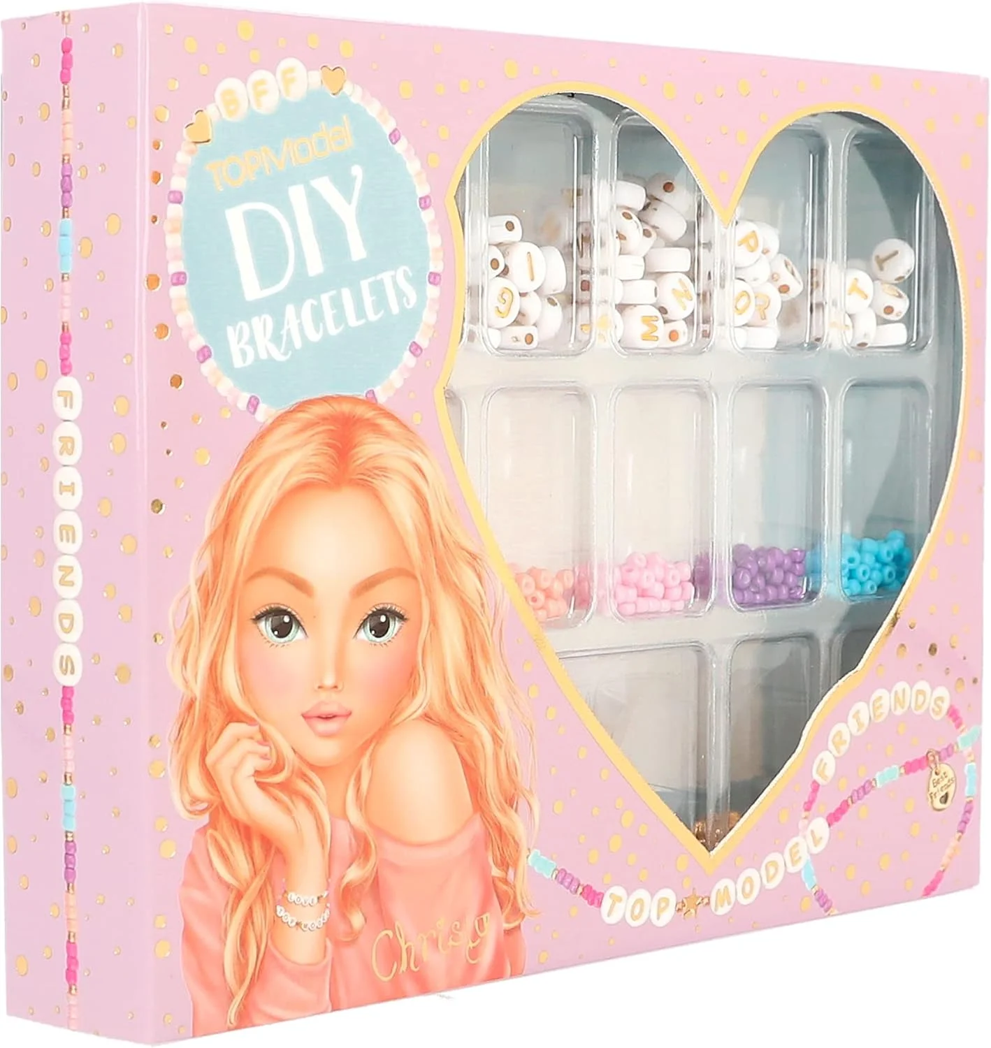 ست ساخت دستبند خودتان TOPModel به همراه 207 مهره حروف، 6 آویز، 3 کیسه هدیه، 2 متر نخ الاستیک، دستورالعمل ساخت با ست جواهرات برای کودکان - شامل مهره ها و آویزهای رنگارنگ ست ساخت دستبند خودتان TOPModel به همراه 207 مهره حروف، 6 آویز، 3 کیسه هدیه، 2 متر نخ الاستیک، دستورالعمل ساخت با ست جواهرات برای کودکان - شامل مهره ها و آویزهای رنگارنگ