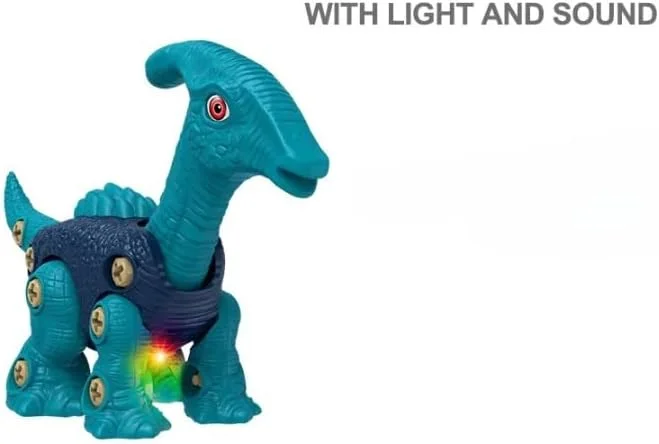 مدل دایناسور باتری خور TOY GARDEN | اسباب بازی ساختنی پلاستیکی مونتاژ و جداسازی با پیچ گوشتی کوچک | کیت ساخت آموزشی برای کودکان 6 سال به بالا مدل دایناسور باتری خور TOY GARDEN | اسباب بازی ساختنی پلاستیکی مونتاژ و جداسازی با پیچ گوشتی کوچک | کیت ساخت آموزشی برای کودکان 6 سال به بالا
