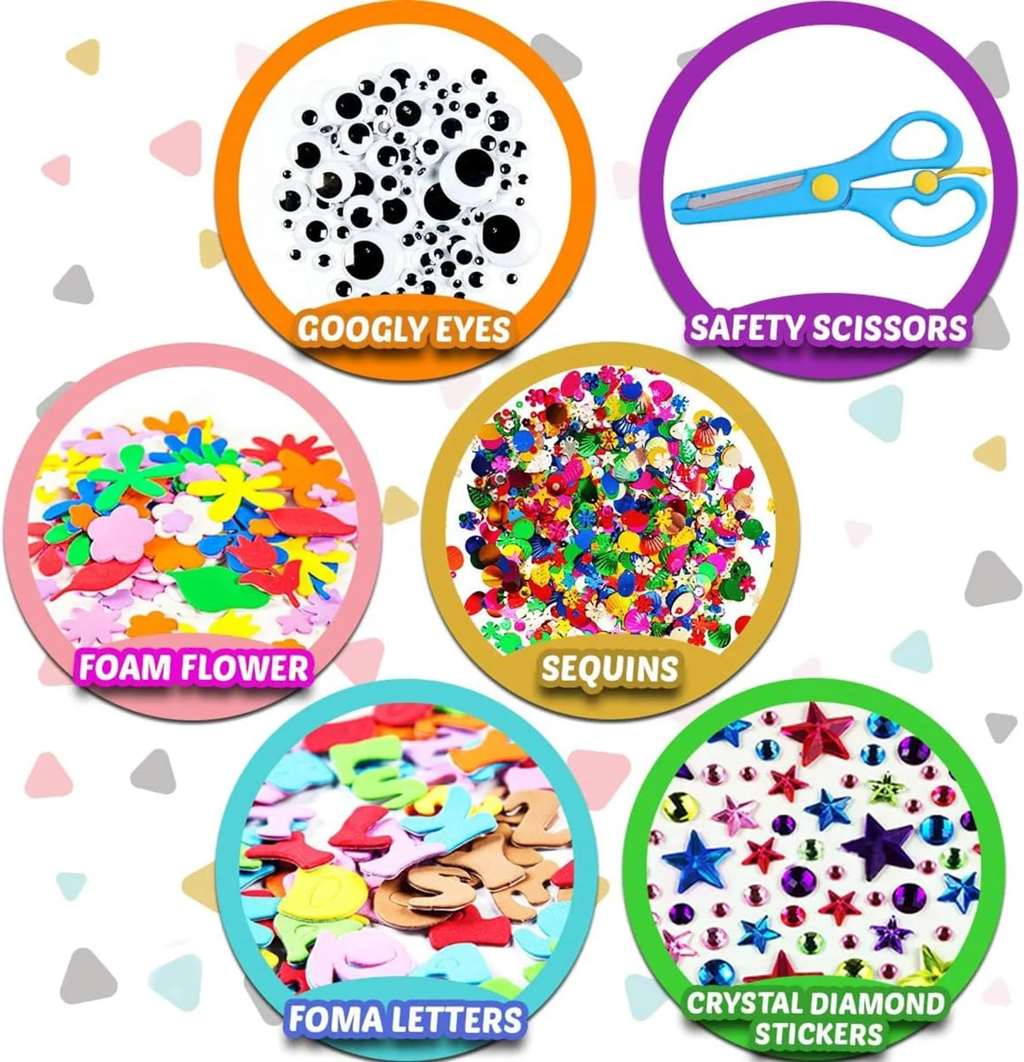 جعبه لوازم هنری و کاردستی کودکان TOYBY مدل A، شامل بیش از 560 قطعه، سیم های لوله ای، چسب اکلیلی، پوم پوم، پر، مناسب برای ساخت دستبند و گردنبند - برای لوازم هنری DIY جعبه لوازم هنری و کاردستی کودکان TOYBY مدل A، شامل بیش از 560 قطعه، سیم های لوله ای، چسب اکلیلی، پوم پوم، پر، مناسب برای ساخت دستبند و گردنبند - برای لوازم هنری DIY