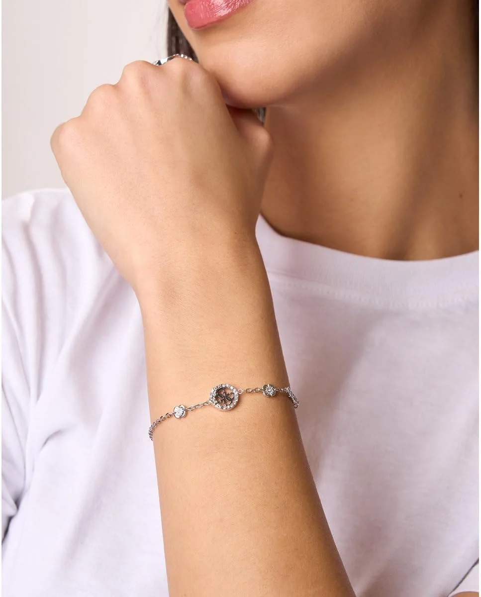 دستبند استیل نقره ای 4 Love گس، Única، استیل ضد زنگ، بدون سنگ قیمتی