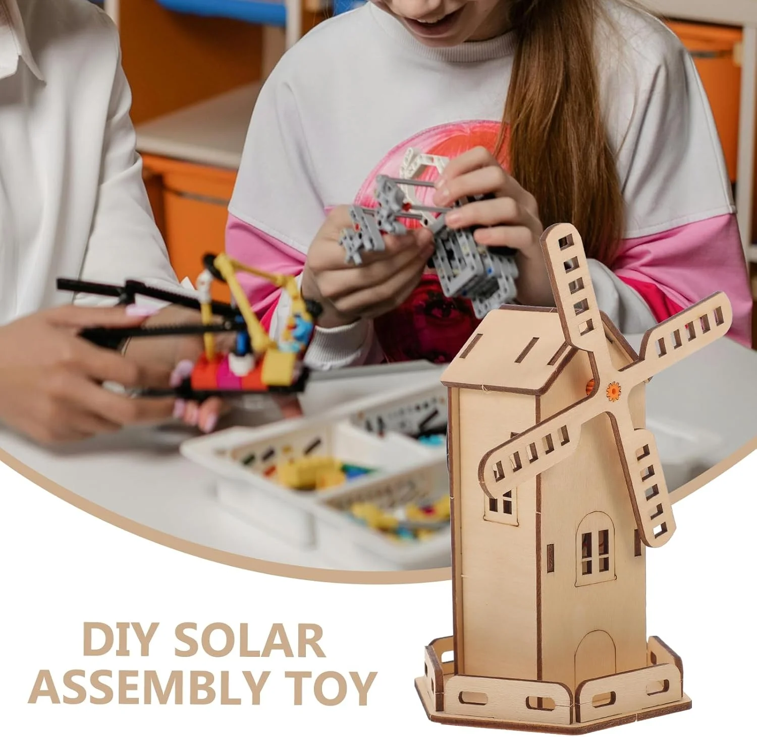 مجموعه موتور خورشیدی VILLCASE، مجموعه ژنراتور بادی علمی مدل چوبی ژنراتور بادی پروژه های آزمایش علمی پازل های ساختمانی سه بعدی آموزشی برای اسباب بازی های ساقه DIY کودکان مجموعه موتور خورشیدی VILLCASE، مجموعه ژنراتور بادی علمی مدل چوبی ژنراتور بادی پروژه های آزمایش علمی پازل های ساختمانی سه بعدی آموزشی برای اسباب بازی های ساقه DIY کودکان