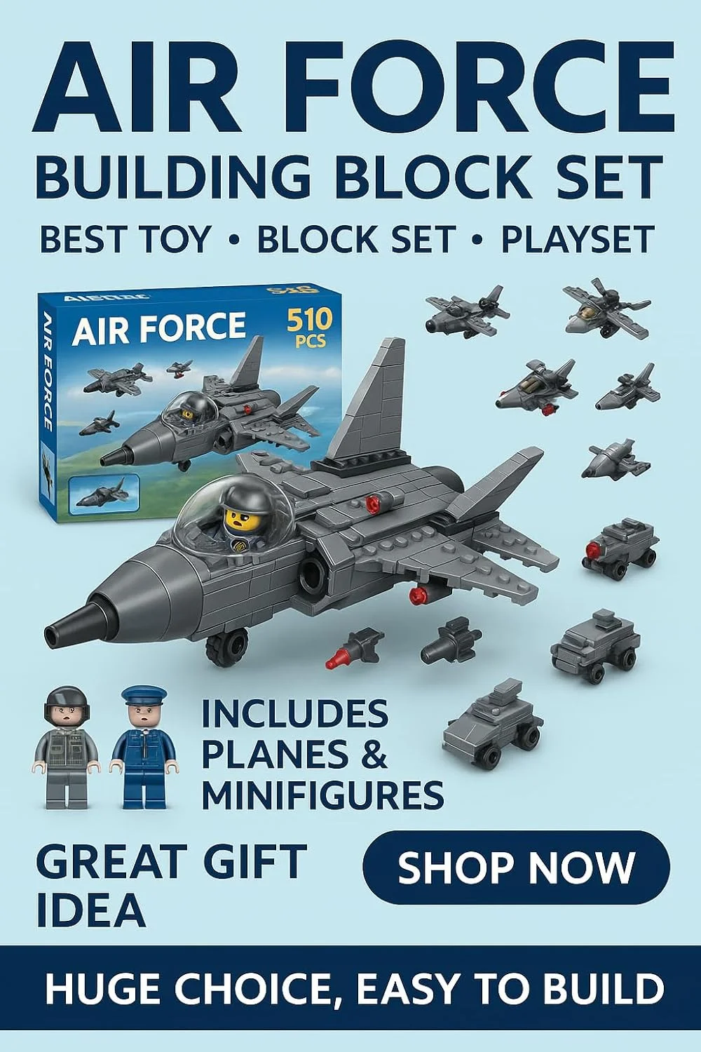 بلوک های ساختنی ناو جنگی، اسباب بازی برای پسران - مجموعه مدل نظامی 510 قطعه ای با جت های جنگنده، اسباب بازی های ساخت و ساز برای کودکان 6 سال به بالا، کیت بازی آموزشی STEM DIY، سازگار با برندهای اصلی بلوک های ساختنی ناو جنگی، اسباب بازی برای پسران - مجموعه مدل نظامی 510 قطعه ای با جت های جنگنده، اسباب بازی های ساخت و ساز برای کودکان 6 سال به بالا، کیت بازی آموزشی STEM DIY، سازگار با برندهای اصلی