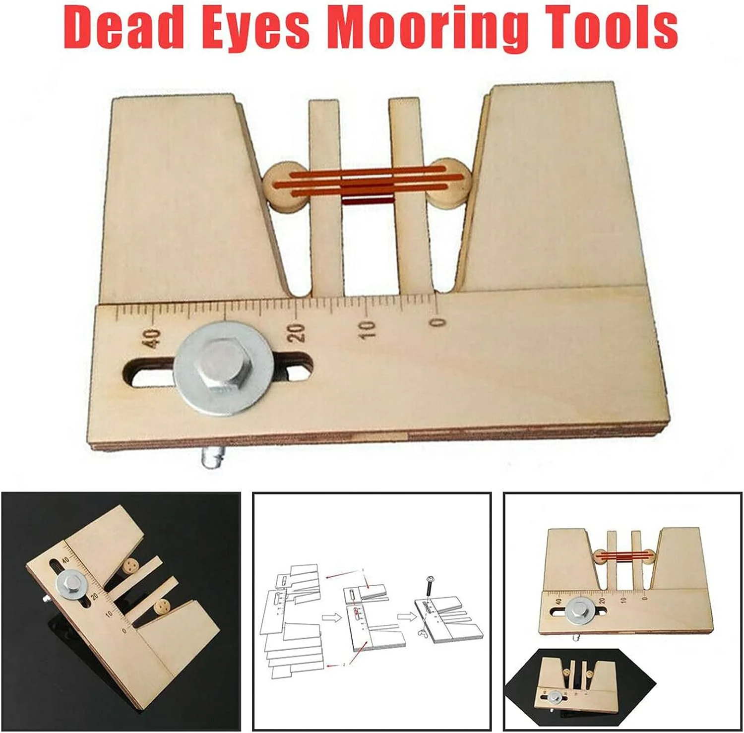 کیت ساخت مدل Uadme، ابزار لنگر انداختن مدل کشتی چوبی دست ساز، ابزارهای کمکی ساخت DIY برای مدل های کشتی بادبانی کلاسیک چوبی