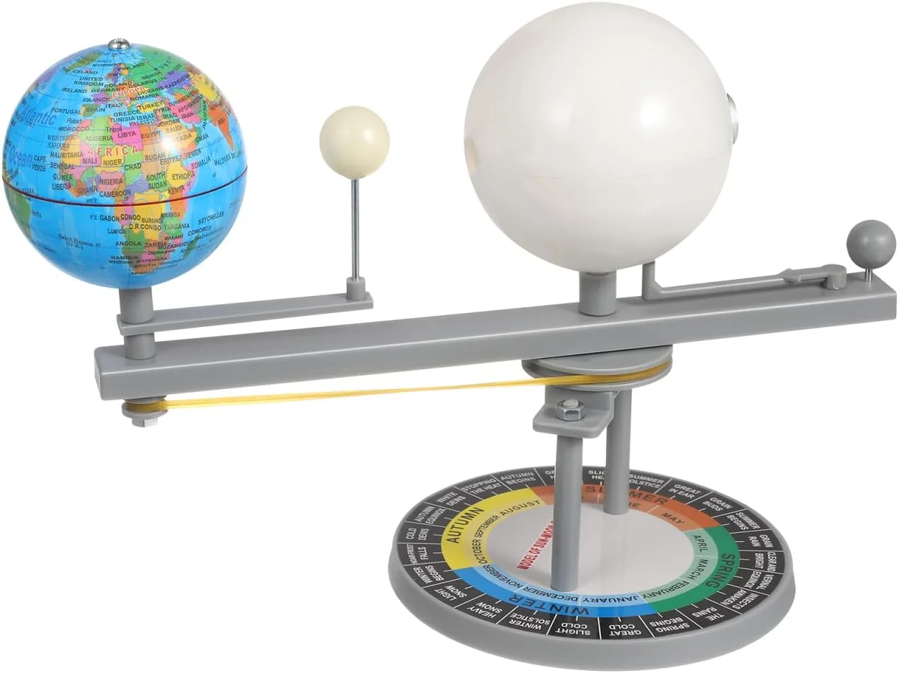 مدل منظومه شمسی خورشید، زمین و ماه VICASKY - شبیه ساز سه بعدی خورشید گرفتگی، اسباب بازی آموزشی برای کودکان، افزایش درک از حرکات آسمانی، 21x17x10.5 سانتی متر مدل منظومه شمسی خورشید، زمین و ماه VICASKY - شبیه ساز سه بعدی خورشید گرفتگی، اسباب بازی آموزشی برای کودکان، افزایش درک از حرکات آسمانی، 21x17x10.5 سانتی متر