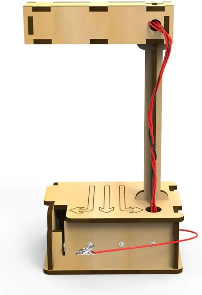 پازل های سه بعدی چوبی DIY، اسباب بازی های فکری، کیت صنایع دستی چوبی کودکان - چرخ دنده های مکانیکی، الکتریکی و مدل های فیزیکی مجموعه آموزشی برای کودکان (ابزار چراغ راهنمایی)