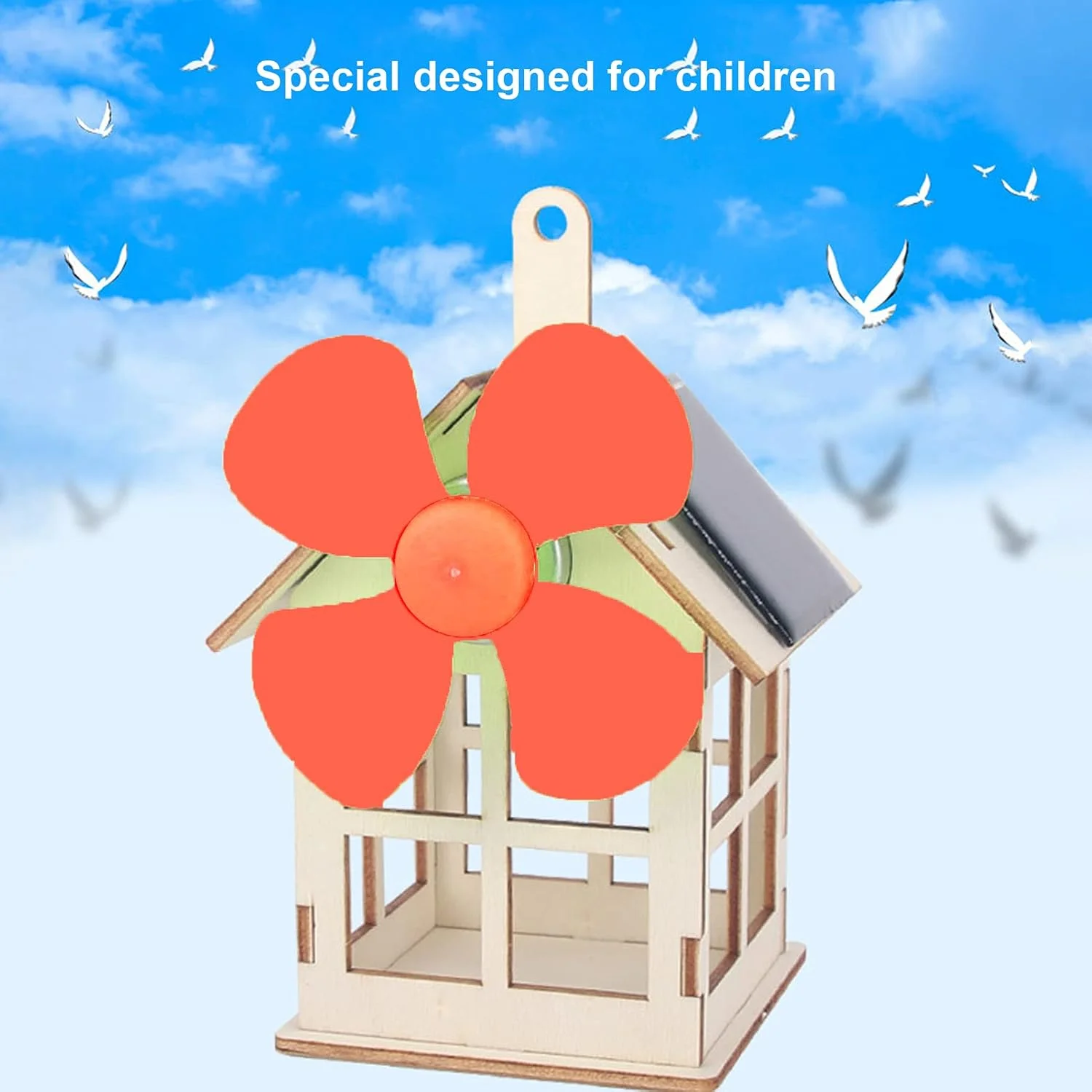 خانه آسیاب بادی خورشیدی خودساز، پازل چوبی سه بعدی با انرژی خورشیدی، اسباب بازی آموزشی علمی برای کودکان خانه آسیاب بادی خورشیدی خودساز، پازل چوبی سه بعدی با انرژی خورشیدی، اسباب بازی آموزشی علمی برای کودکان