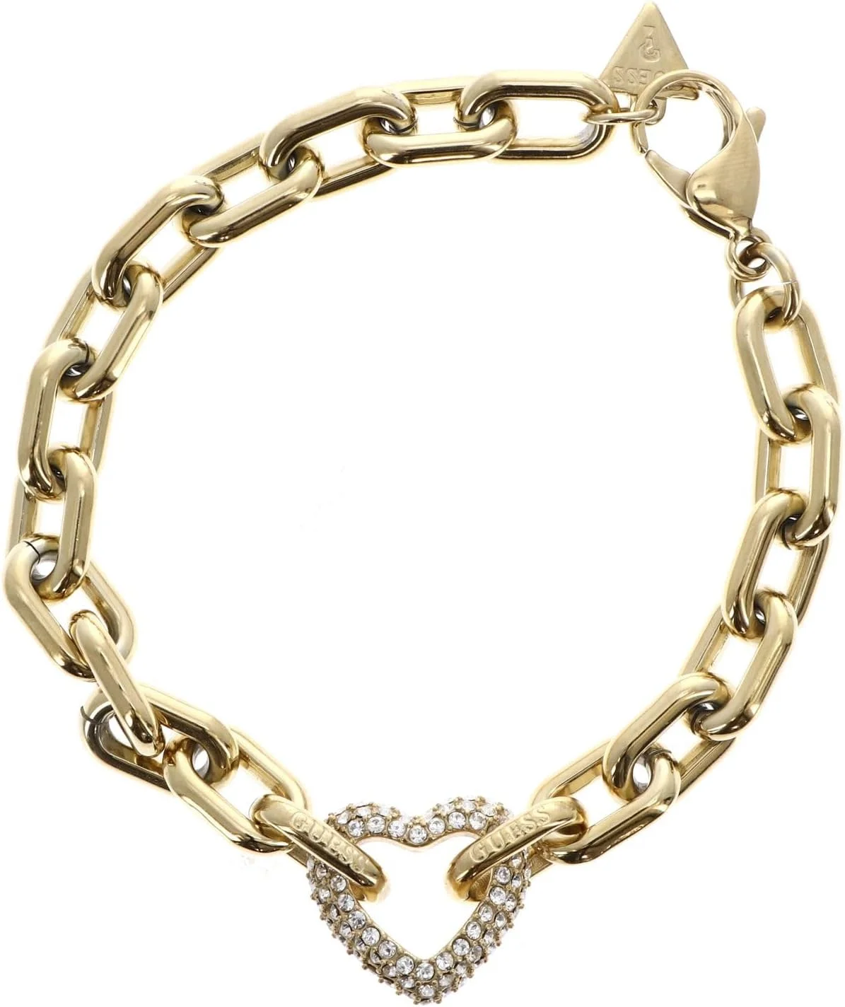 دستبند استیل طلایی محبوب، Única، استیل ضد زنگ، بدون سنگ قیمتی