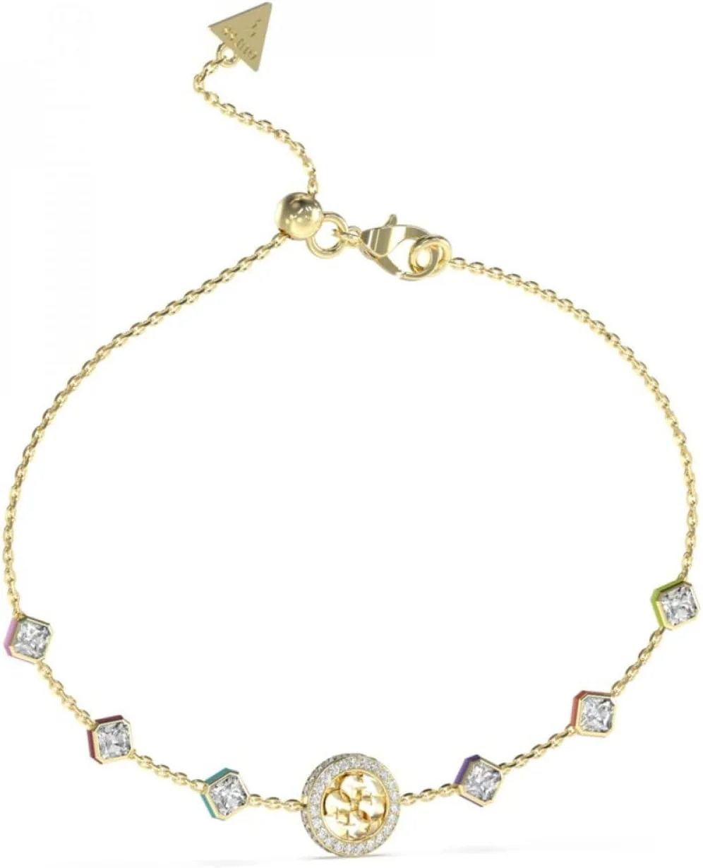 دستبند زنانه گس 4G مدل Crush JUBB04151JWYGMCT-U، استیل، سایز آزاد، استیل ضد زنگ، سایز آزاد، آلیاژ استیل، سایز آزاد، آلیاژ استیل