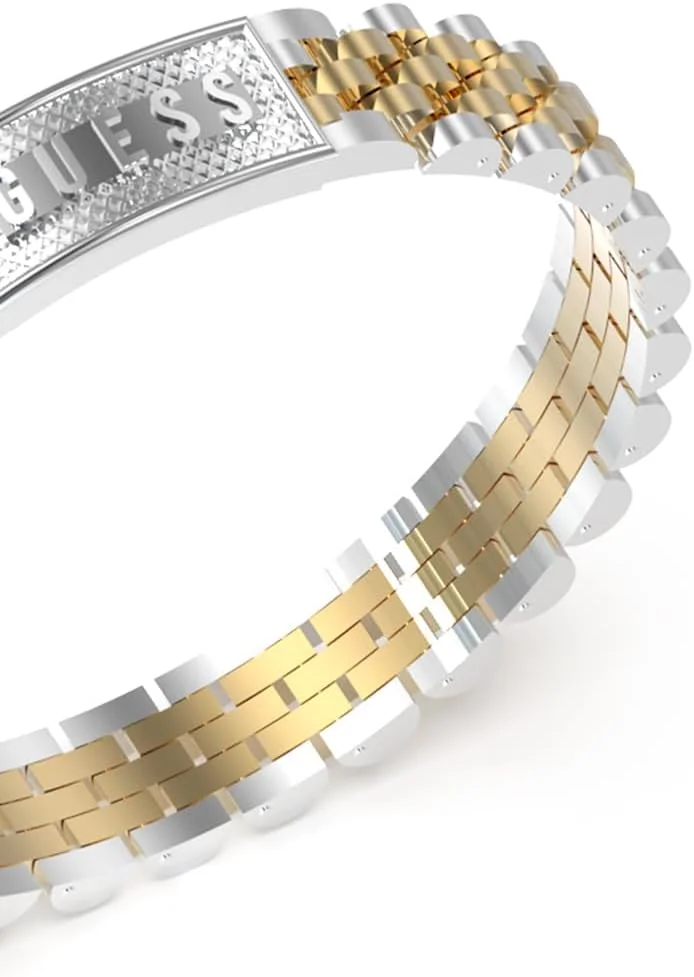 دستبند مردانه گس مدل JUMB03201JWYGSTT-U، سایز تک، فلز غیر قیمتی، بدون سنگ قیمتی دستبند مردانه گس مدل JUMB03201JWYGSTT-U، سایز تک، فلز غیر قیمتی، بدون سنگ قیمتی