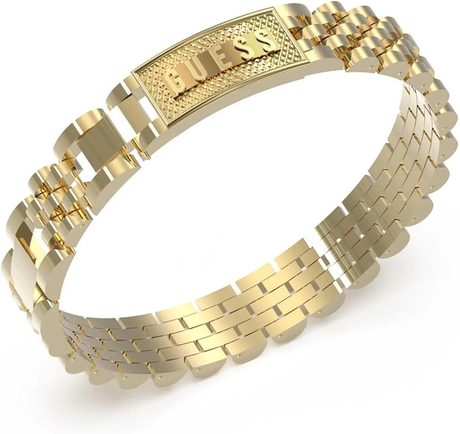 دستبند مردانه گس مدل JUMB03201JWYGT-U، سایز تک، فلز غیر قیمتی، بدون سنگ قیمتی دستبند مردانه گس مدل JUMB03201JWYGT-U، سایز تک، فلز غیر قیمتی، بدون سنگ قیمتی