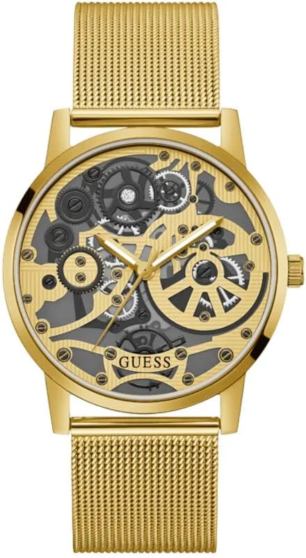 ساعت مچی مردانه گس مدل آنالوگ GW0538G2، طلایی، بند فلزی