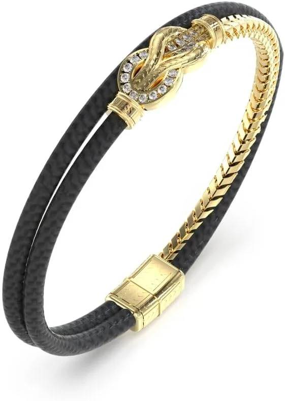 دستبند گره دریانوردی گس مدل JUMB05029JWYGBKS