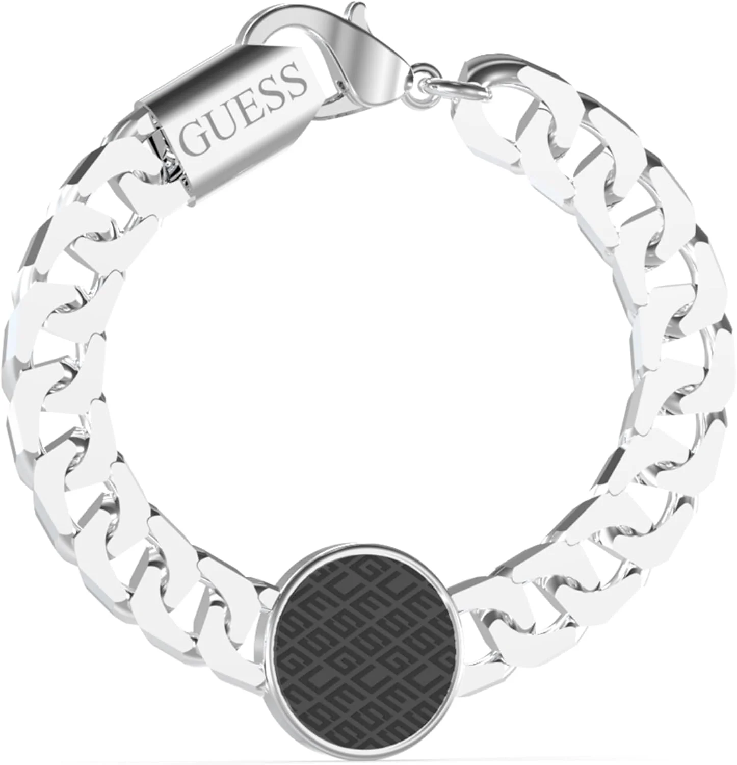 دستبند مردانه گس با طرح سکه ای استیل 19 میلی متری، سایز کوچک دستبند مردانه گس با طرح سکه ای استیل 19 میلی متری، سایز کوچک