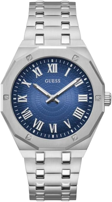 ساعت مچی مردانه GUESS، بند استیل نقره‌ای (مدل: GW0575G4)