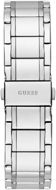 ساعت مردانه گس مدل 44 میلی‌متری - بند نقره‌ای صفحه آبی بدنه نقره‌ای