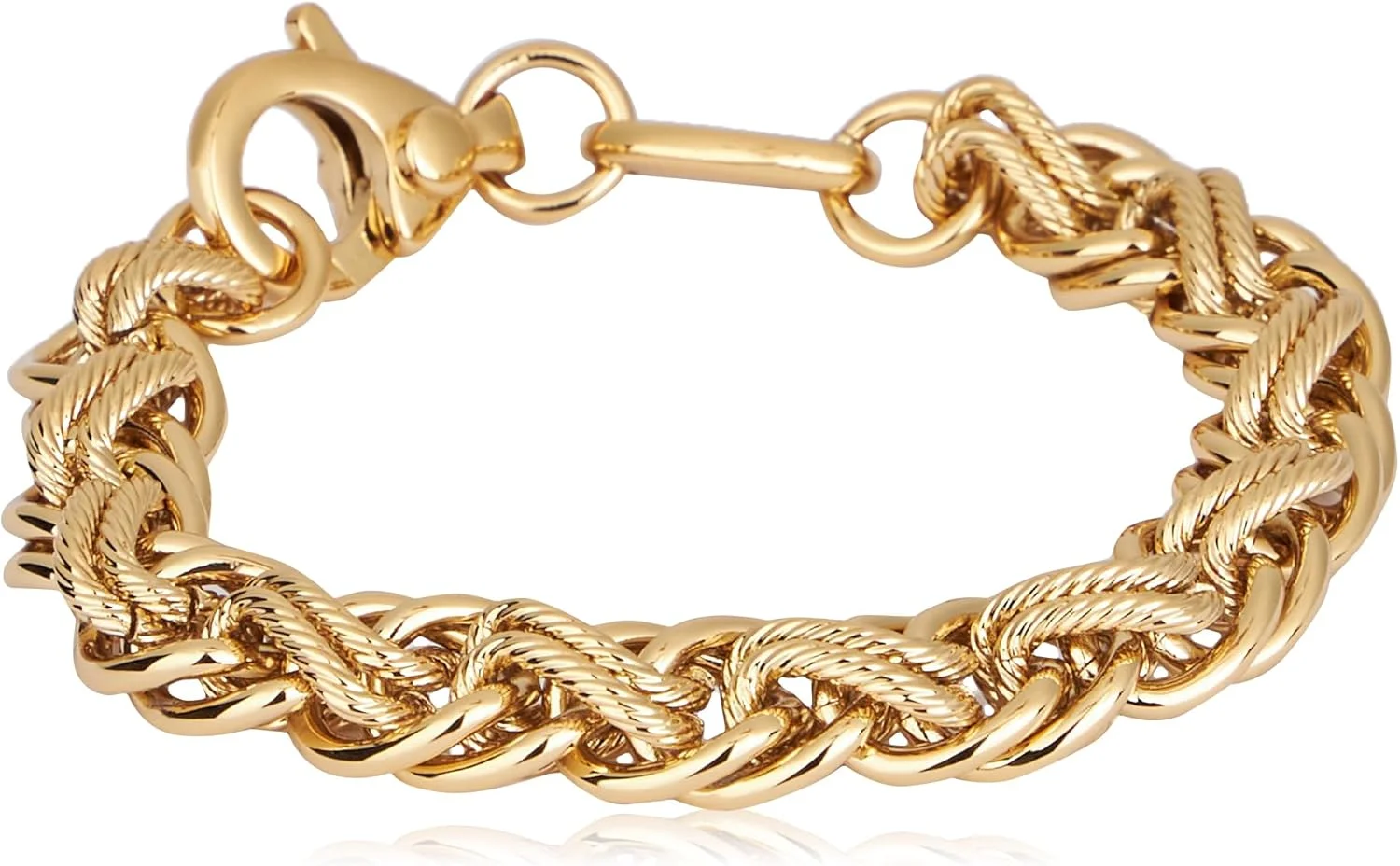 دستبند گس، استیل، تک سایز، استیل ضد زنگ، بدون سنگ قیمتی