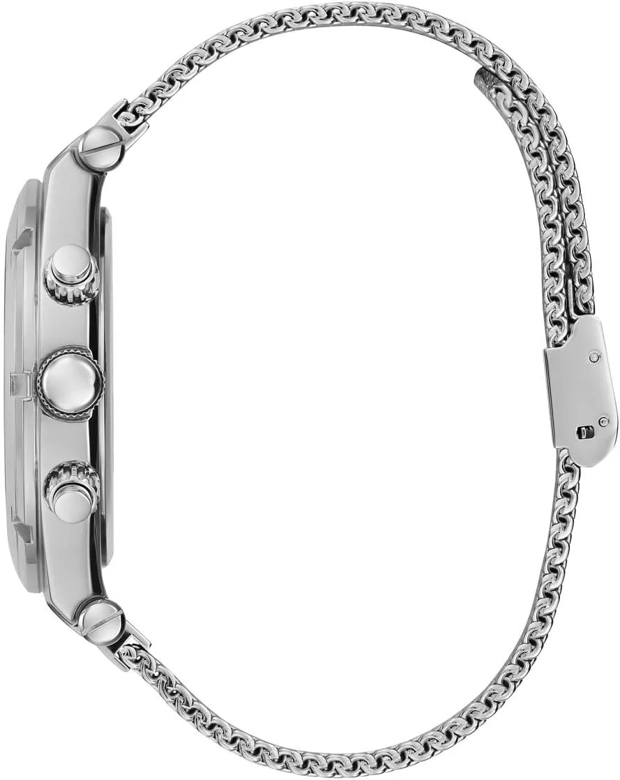 ساعت مردانه اسپرت چندکاره 44 میلی متری گس – صفحه خاکستری متالیک و آبی با قاب و دستبند استیل ضد زنگ خاکستری متالیک ساعت مردانه اسپرت چندکاره 44 میلی متری گس – صفحه خاکستری متالیک و آبی با قاب و دستبند استیل ضد زنگ خاکستری متالیک