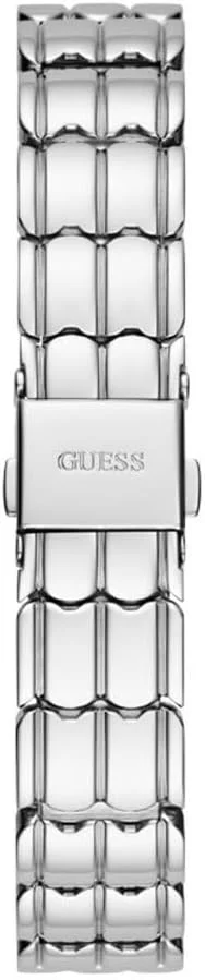 ساعت زنانه گس مدل 30 میلی‌متری - بند دورنگ صفحه سفید بدنه دورنگ