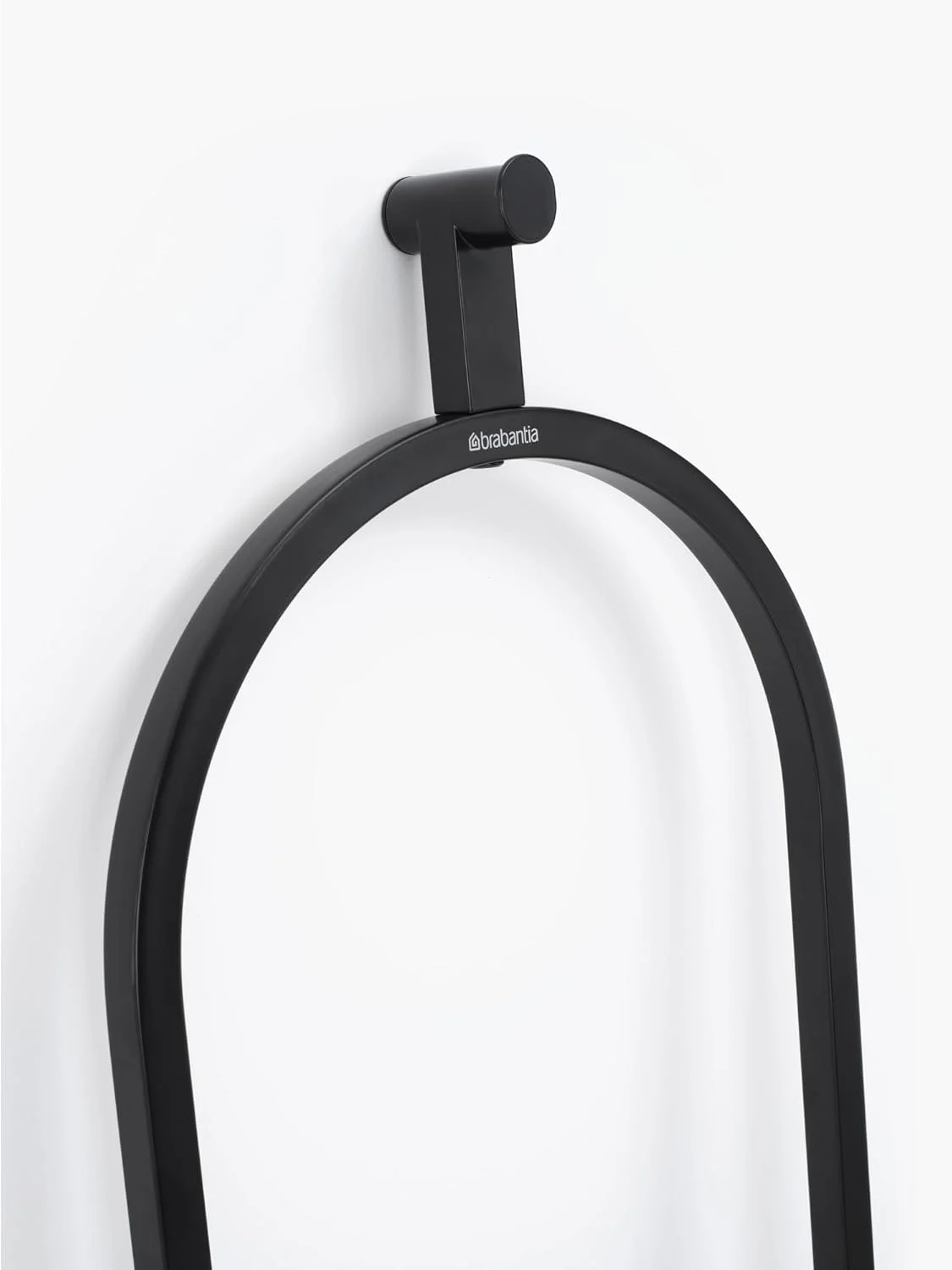 برابانتیا - Linn Dressboy - استند لباس چند منظوره - آویزان کردن، هوا دادن یا خشک کردن - دارای قلاب آویز - خشک کن لباس جمع و جور - ریل برای لباس یا حوله - لوازم جانبی منزل - مشکی مات