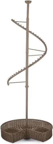 آویز چرخشی رختکن، رگال لباس چرخشی مارپیچ، رگال شلوار کمد گوشه ای رختکن، آویز ایستاده فلزی محکم و صرفه جویی در فضا (شامپاین) آویز چرخشی رختکن، رگال لباس چرخشی مارپیچ، رگال شلوار کمد گوشه ای رختکن، آویز ایستاده فلزی محکم و صرفه جویی در فضا (شامپاین)