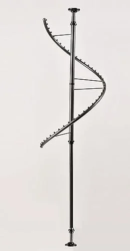 آویز گردان رختکن، گوشه کمد لباس S شکل، آویز گردان 360 درجه، قفسه شلوار تلسکوپی لباس رختکن (مشکی H162) آویز گردان رختکن، گوشه کمد لباس S شکل، آویز گردان 360 درجه، قفسه شلوار تلسکوپی لباس رختکن (مشکی H162)