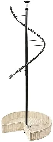 آویز گردان رختکن، کمد لباس با قابلیت چرخش 360 درجه، ریل لباس گوشه رختکن، قفسه چند منظوره، قفسه شلوار گوشه، با قابلیت تنظیم ارتفاع (مشکی H183) آویز گردان رختکن، کمد لباس با قابلیت چرخش 360 درجه، ریل لباس گوشه رختکن، قفسه چند منظوره، قفسه شلوار گوشه، با قابلیت تنظیم ارتفاع (مشکی H183)