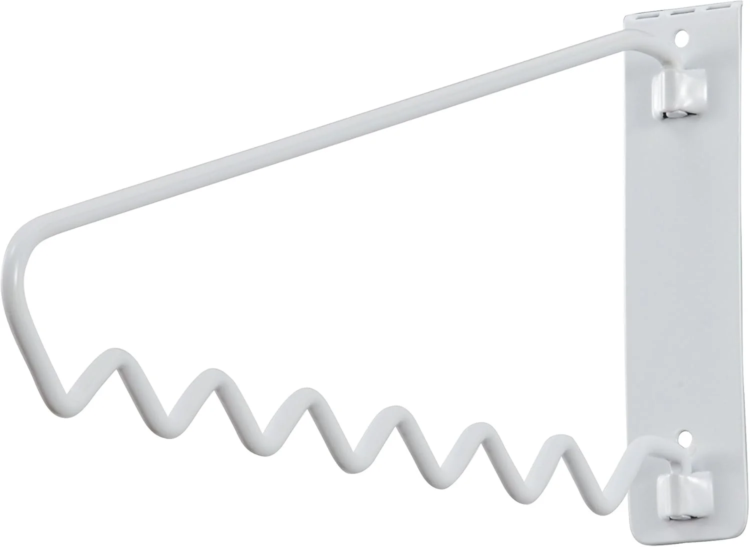 میله آویز لباس ClosetMaid، قابل نصب روی دیوار یا درب، دارای لوازم نصب، طراحی تاشو، فولاد بادوام، سفید، 11.75 اینچ میله آویز لباس ClosetMaid، قابل نصب روی دیوار یا درب، دارای لوازم نصب، طراحی تاشو، فولاد بادوام، سفید، 11.75 اینچ