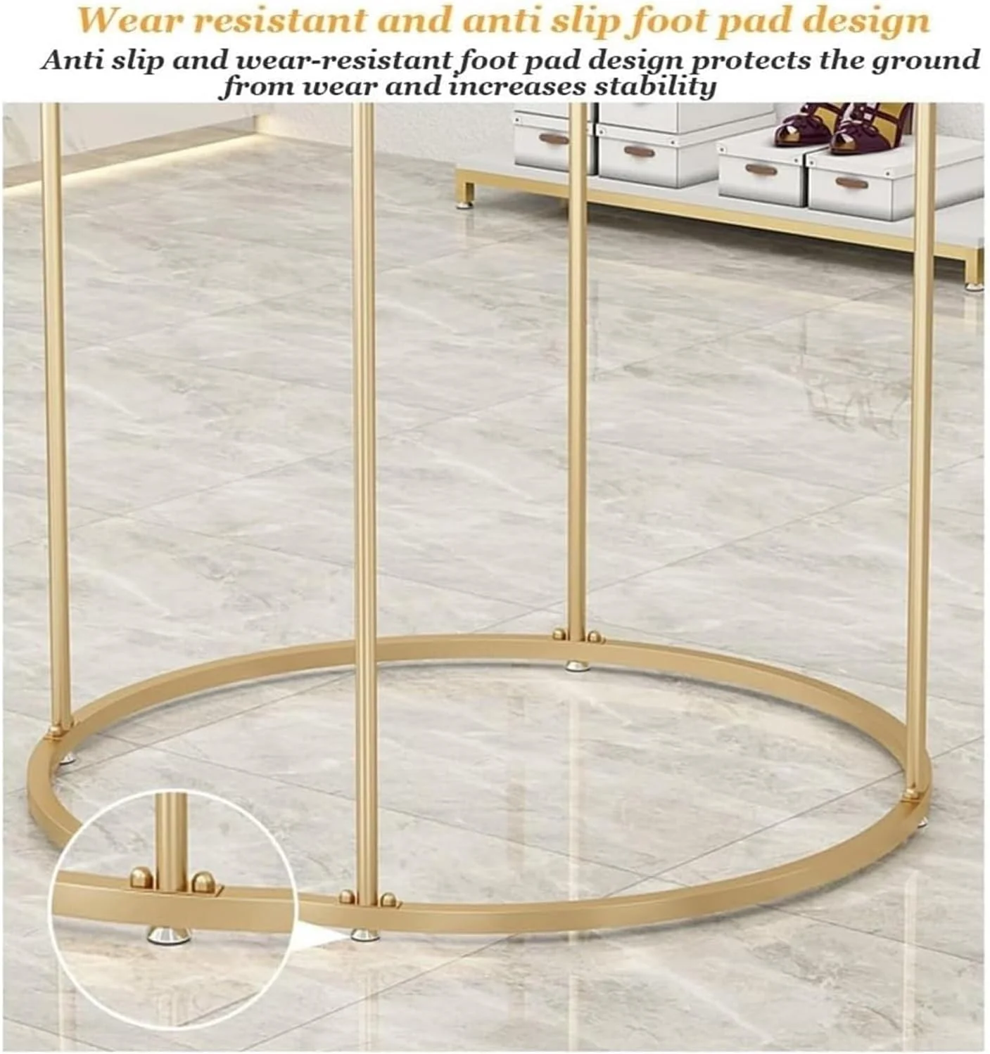 ریل لباس، استند نمایش لباس گرد، رگال آویز لباس ایستاده قابل حمل برای بوتیک ها، نمایش و نگهداری لباس، مشکی ریل لباس، استند نمایش لباس گرد، رگال آویز لباس ایستاده قابل حمل برای بوتیک ها، نمایش و نگهداری لباس، مشکی