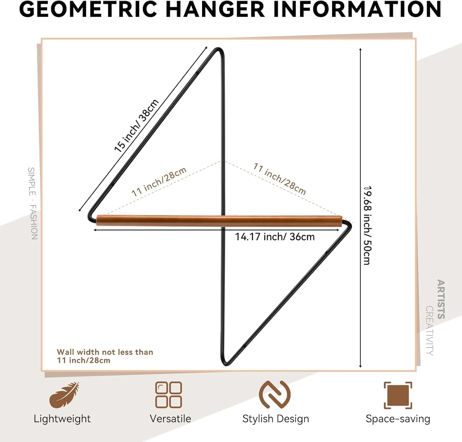 رگال لباس گوشه ای، سازمان دهنده لباس چوبی و آهنی، راه حل نگهداری فضای کوچک، رخت آویز و کلاه چند منظوره با محل نگهداری حوله و پتو، مونتاژ آسان