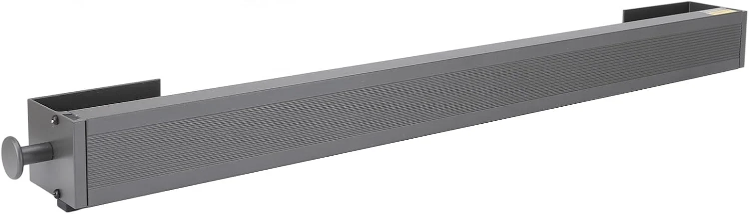 آویز لباس تاشو دیواری آلومینیومی 60 سانتی متری با 8 قلاب، مناسب برای بالکن و پنجره های داخلی (خاکستری) آویز لباس تاشو دیواری آلومینیومی 60 سانتی متری با 8 قلاب، مناسب برای بالکن و پنجره های داخلی (خاکستری)