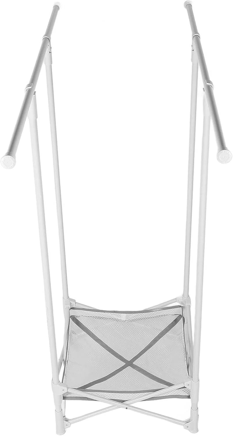 رخت آویز ایستاده تاشو، رخت آویز فلزی چند منظوره با قابلیت افزایش طول، طراحی یکپارچه و صرفه جویی در فضا به همراه صفحه توری، مناسب برای منزل و بالکن رخت آویز ایستاده تاشو، رخت آویز فلزی چند منظوره با قابلیت افزایش طول، طراحی یکپارچه و صرفه جویی در فضا به همراه صفحه توری، مناسب برای منزل و بالکن