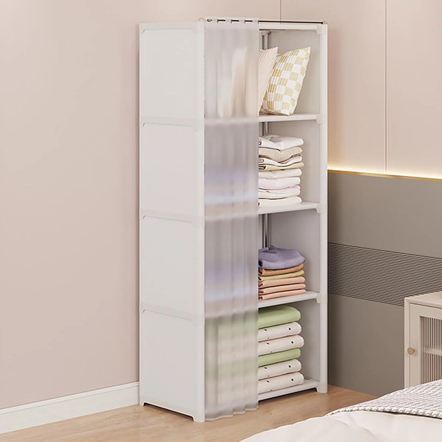 کمد لباس جادار و قفسه لباس سنگین | قفسه لباس بادوام برای لباس های تاشده، کت