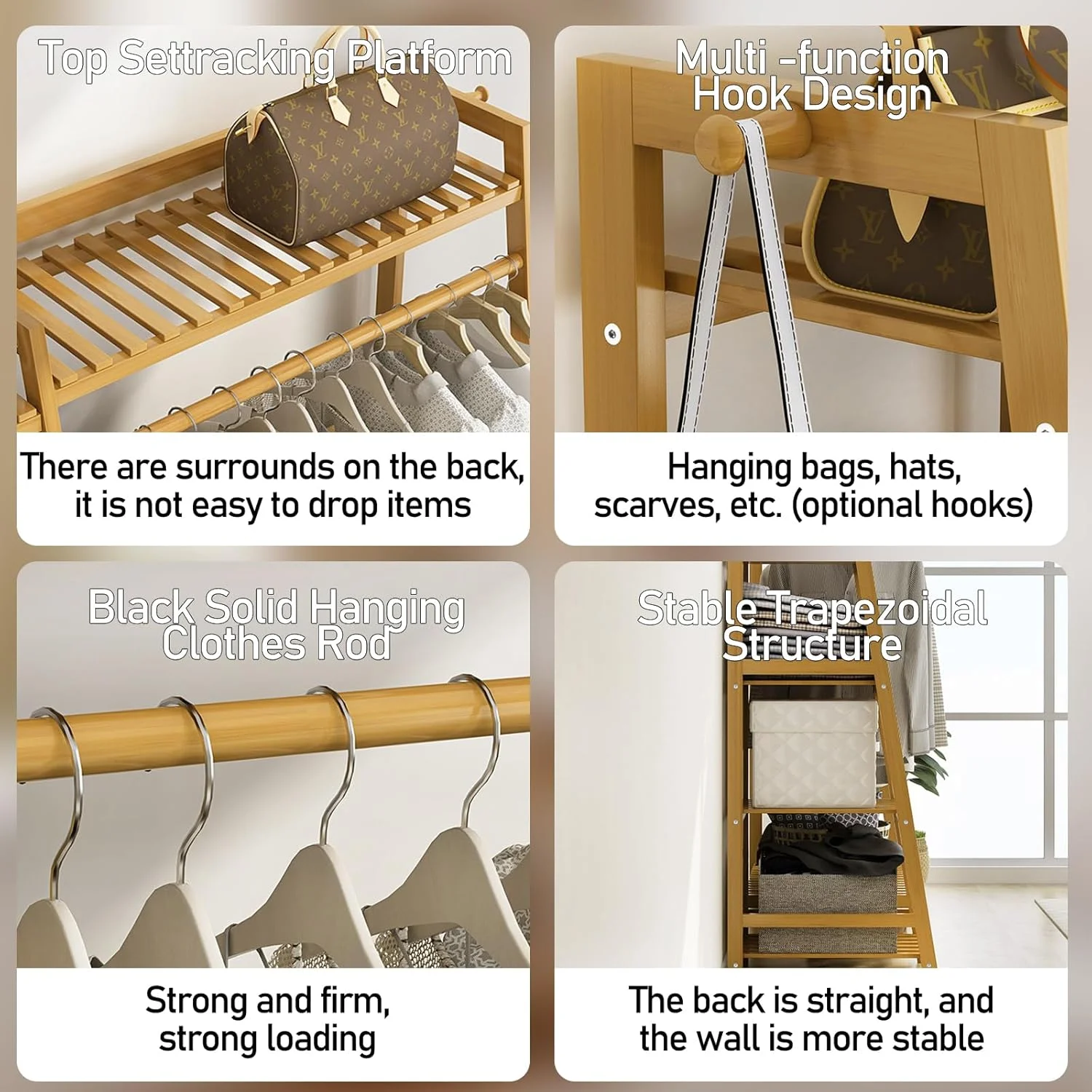 رخت آویز بامبو، آویز لباس و کت، قفسه های ذخیره سازی، سازمان دهنده کمد، قفسه کفش، کمد لباس ایستاده برای ورودی، اتاق نشیمن، اتاق خواب، ذخیره سازی اداری رخت آویز بامبو، آویز لباس و کت، قفسه های ذخیره سازی، سازمان دهنده کمد، قفسه کفش، کمد لباس ایستاده برای ورودی، اتاق نشیمن، اتاق خواب، ذخیره سازی اداری