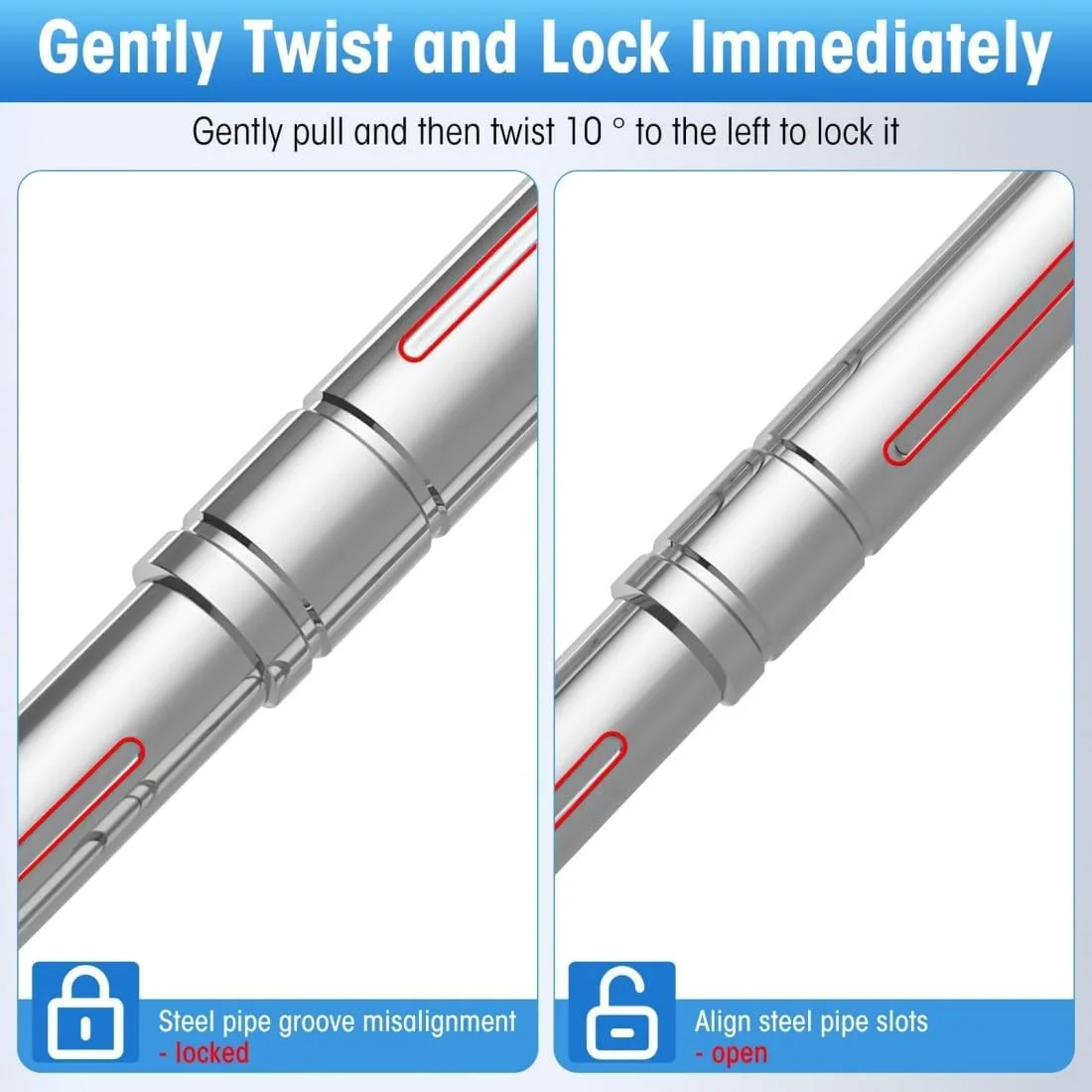 رخت آویز، بند رخت تاشو قابل حمل، میله خشک کن لباس 33 تا 71 سانتی متری با میله آویز جمع شونده، تشک ضد لغزش، فولاد ضد زنگ، مناسب برای اتاق خواب های داخلی، حمل و نقل مسافرتی