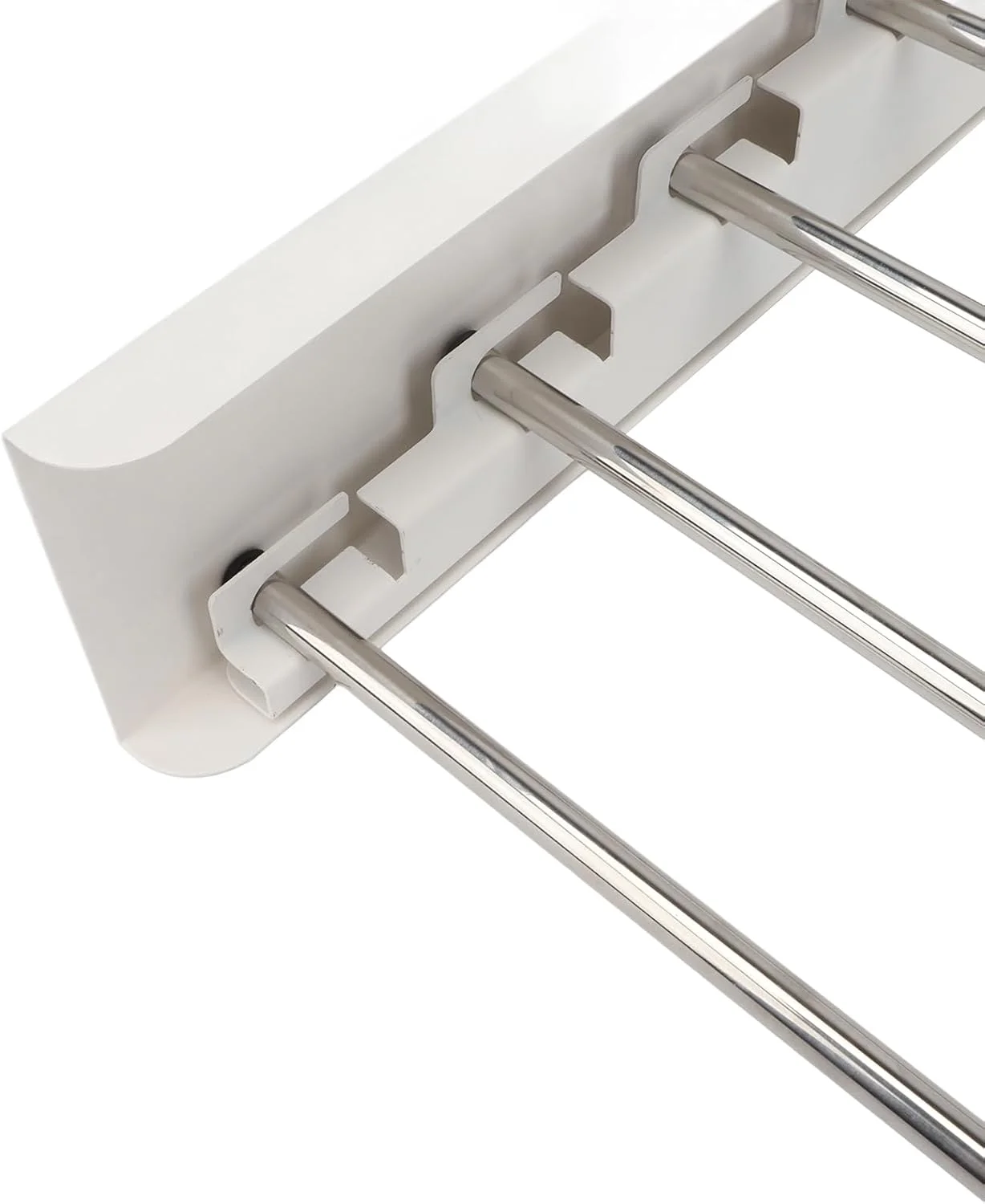 رخت آویز تاشو دیواری فوچوکی، با ظرفیت بارگیری سنگین 50 کیلوگرم، صرفه جویی در فضا، مناسب برای خشک کردن لباس در بالکن و فضای داخلی