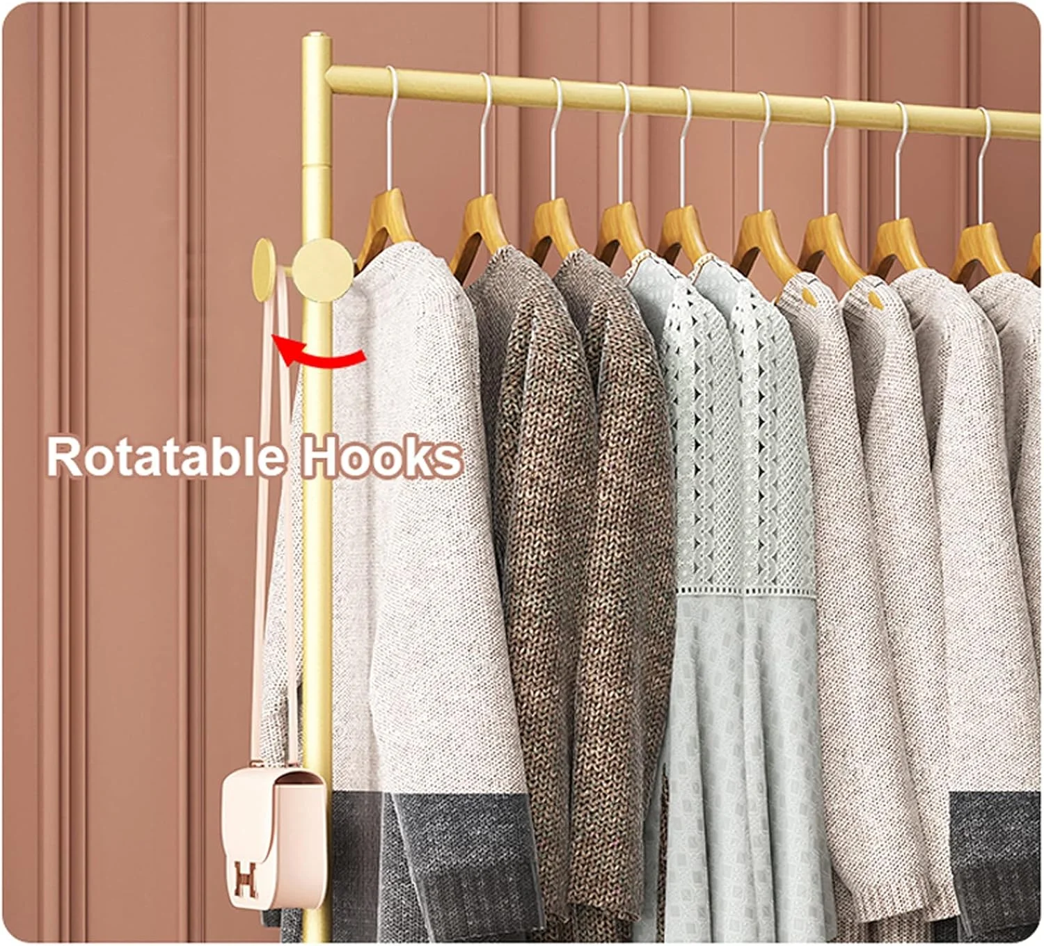 ریل لباس ایستاده فلزی مقاوم، به ارتفاع 150 سانتی متر، رگال لباس به سبک صنعتی ساده، استند نمایش لباس برای اتاق خواب، ورودی، 100 سانتی متر ریل لباس ایستاده فلزی مقاوم، به ارتفاع 150 سانتی متر، رگال لباس به سبک صنعتی ساده، استند نمایش لباس برای اتاق خواب، ورودی، 100 سانتی متر