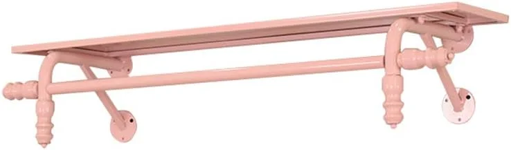 استند نمایش لباس دیواری فلزی، استند نمایش فروشگاهی مینیمالیستی صورتی، رگال لباس تجاری سنگین، برای لباس کودکان، B80cm استند نمایش لباس دیواری فلزی، استند نمایش فروشگاهی مینیمالیستی صورتی، رگال لباس تجاری سنگین، برای لباس کودکان، B80cm