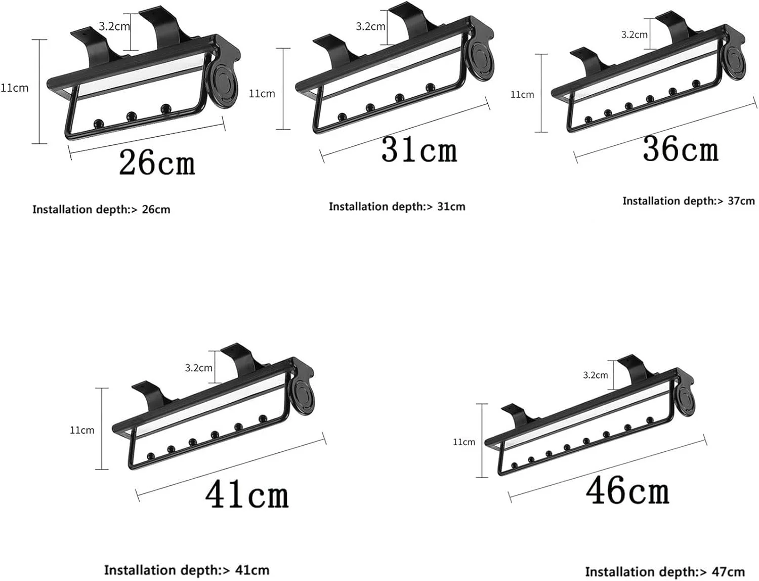 ریل لباس تلسکوپی سنگین و قابل گسترش برای کمد - ریل آویز لباس کمد، ریل راهنمای آویز بیرون کشویی، قفسه شلوار تلسکوپی جمع شونده، قفل لباس، آویز ریل کشویی (رنگ: نقره ای)