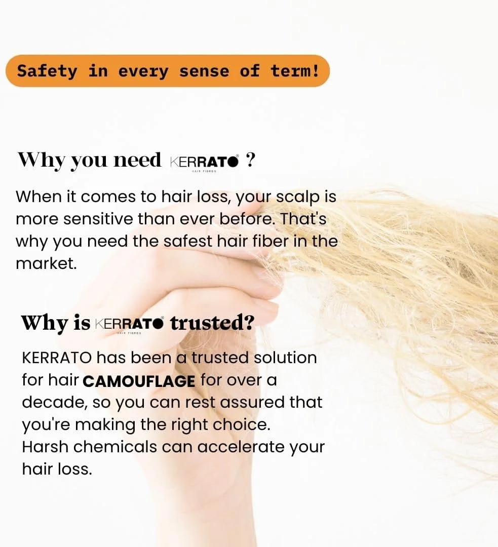 مجموعه ترکیبی فیبر مو کراتو - فیبر مویی قهوهای تیره 28 گرمی و اسپری نگهدارنده فیبر 100 میلیلیتری | پوشش فوری کم پشتی مو | ظاهری طبیعی و ماندگار | راه حل ایمن و موثر برای ضخیم شدن مو مجموعه ترکیبی فیبر مو کراتو - فیبر مویی قهوهای تیره 28 گرمی و اسپری نگهدارنده فیبر 100 میلیلیتری | پوشش فوری کم پشتی مو | ظاهری طبیعی و ماندگار | راه حل ایمن و موثر برای ضخیم شدن مو