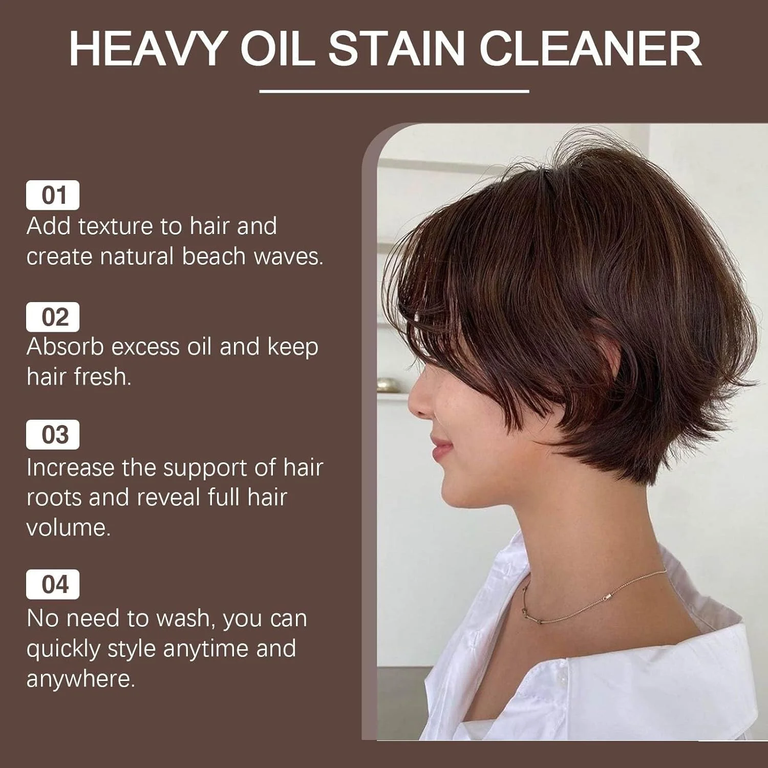 اسپری حجم دهنده مو KOWVOWZ، اسپری نمک دریا، اسپری بافت دهنده برای ایجاد موج های ساحلی بی نقص، افزایش حجم و بافت برای کنترل چربی مو اسپری حجم دهنده مو KOWVOWZ، اسپری نمک دریا، اسپری بافت دهنده برای ایجاد موج های ساحلی بی نقص، افزایش حجم و بافت برای کنترل چربی مو