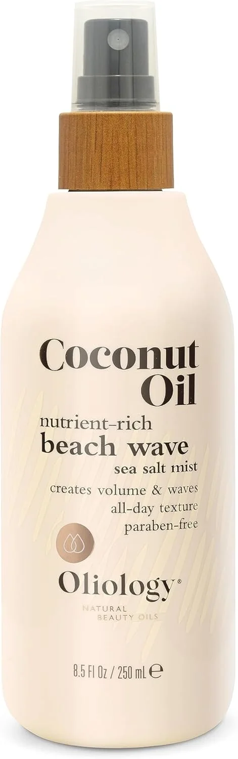 اسپری مه پاش روغن نارگیل الیولوژی با عصاره نمک دریا - ایجاد کننده حجم و موج های ساحلی، بافت و استایلی که تمام روز ماندگار است (236 میلی لیتر) اسپری مه پاش روغن نارگیل الیولوژی با عصاره نمک دریا - ایجاد کننده حجم و موج های ساحلی، بافت و استایلی که تمام روز ماندگار است (236 میلی لیتر)