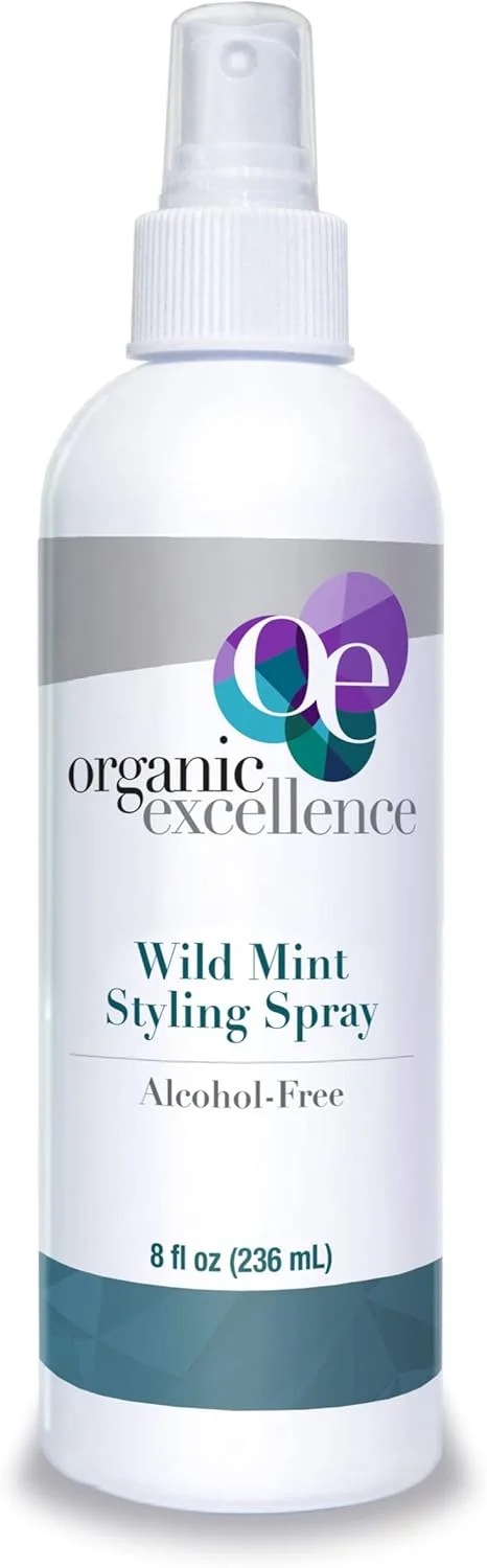 اسپری حالت دهنده مو نعناع وحشی ارگانیک اکسلنس - بطری 236 میلی لیتری - احیا کننده مو، مناسب برای انواع مو، بدون الکل اسپری حالت دهنده مو نعناع وحشی ارگانیک اکسلنس - بطری 236 میلی لیتری - احیا کننده مو، مناسب برای انواع مو، بدون الکل
