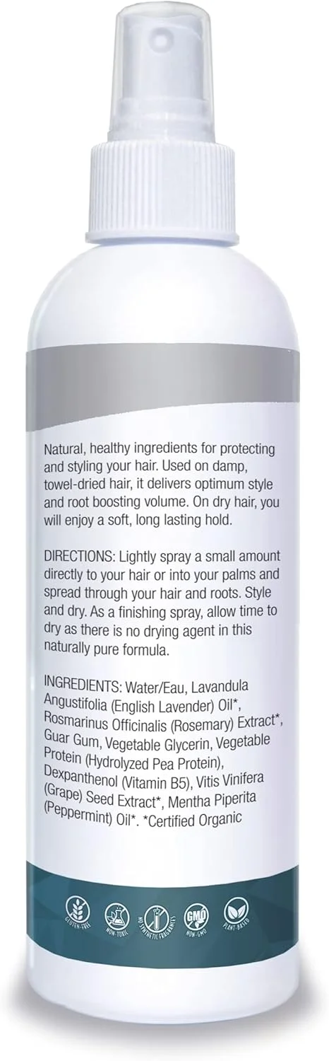 اسپری حالت دهنده مو نعناع وحشی ارگانیک اکسلنس - بطری 236 میلی لیتری - احیا کننده مو، مناسب برای انواع مو، بدون الکل اسپری حالت دهنده مو نعناع وحشی ارگانیک اکسلنس - بطری 236 میلی لیتری - احیا کننده مو، مناسب برای انواع مو، بدون الکل