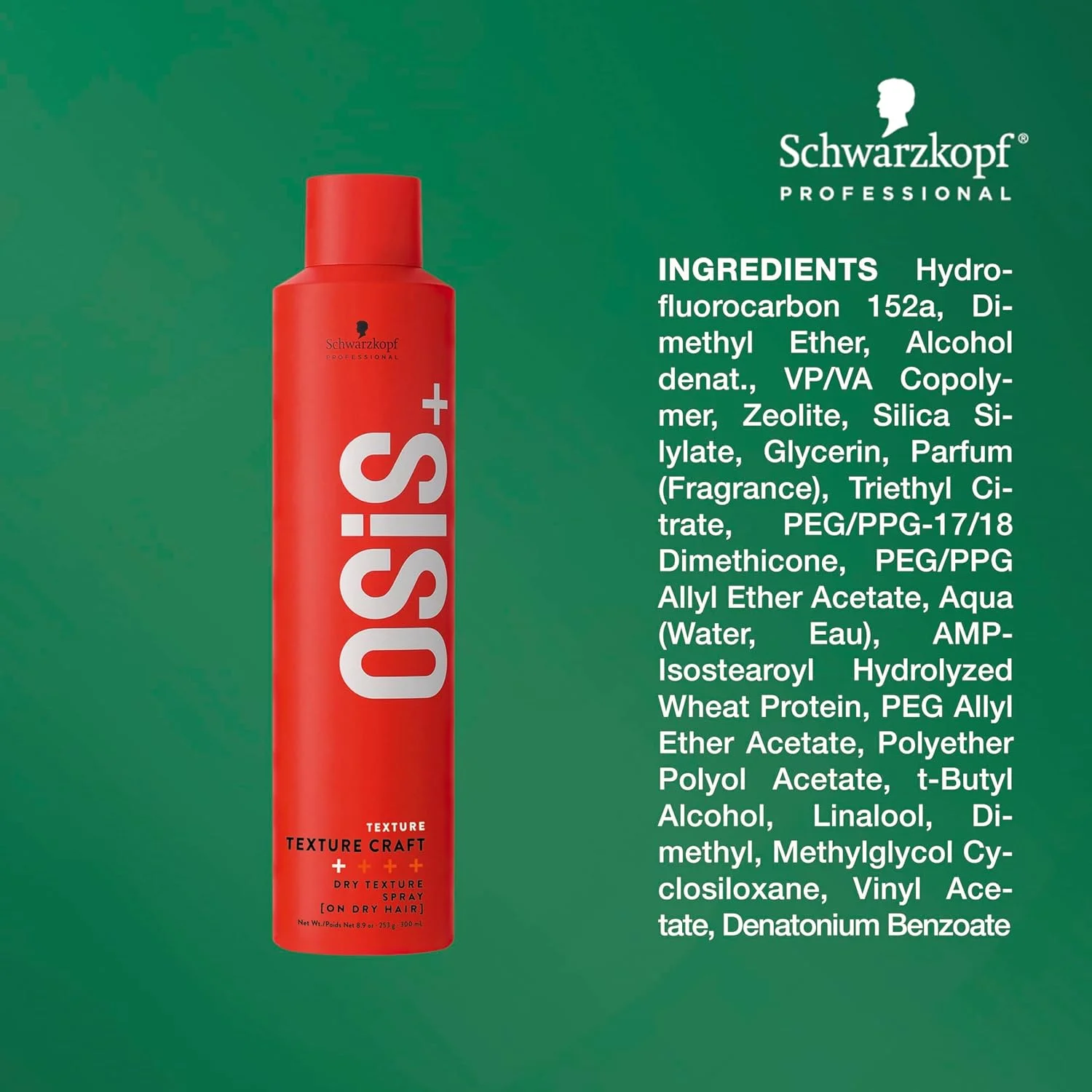 اسپری بافت دهنده خشک حجم دهنده مو اوزیس پلاس تکسچر کرافت - افزایش حجم ریشه با حس و درخشش طبیعی - محصول سبک حالت دهنده مو - به راحتی برس می شود، 220 میل اسپری بافت دهنده خشک حجم دهنده مو اوزیس پلاس تکسچر کرافت - افزایش حجم ریشه با حس و درخشش طبیعی - محصول سبک حالت دهنده مو - به راحتی برس می شود، 220 میل