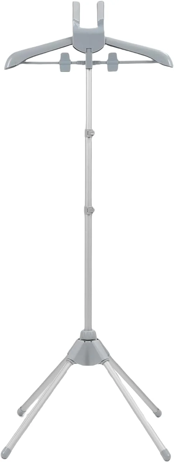 پایه لباس اتو، قفسه تاشو با قابلیت تنظیم ارتفاع برای بخار دادن لباس، پایه آویز برای خشک کردن و اتو کردن لباس (مدل 2) پایه لباس اتو، قفسه تاشو با قابلیت تنظیم ارتفاع برای بخار دادن لباس، پایه آویز برای خشک کردن و اتو کردن لباس (مدل 2)