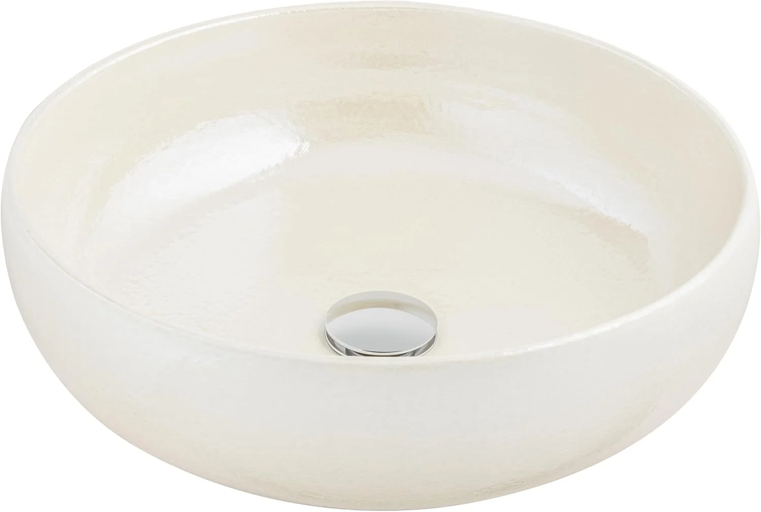 روشویی کاسه ای روکار مونرو، قطر ۴۰۰، مروارید سفید