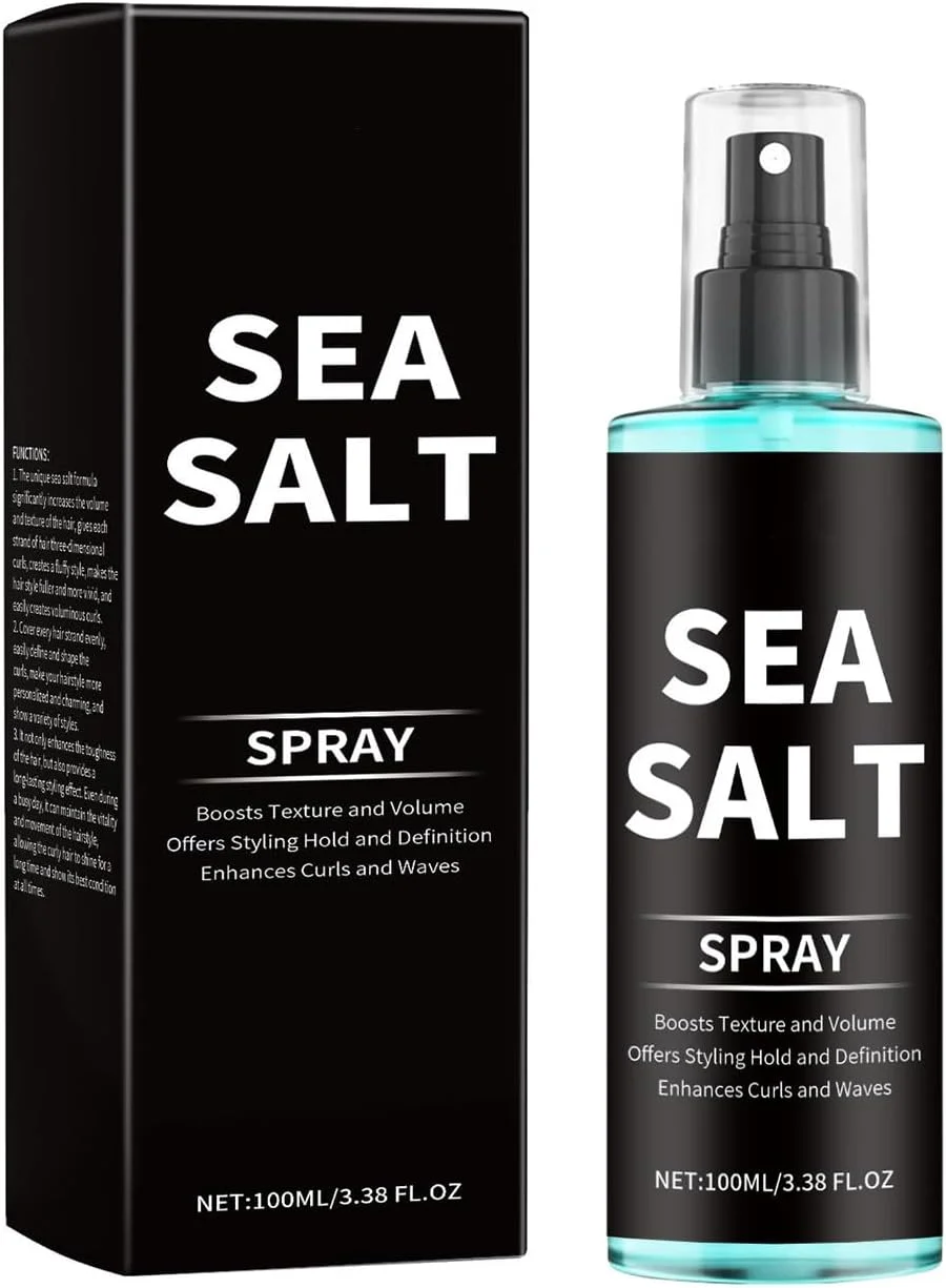 اسپری بافت دهنده مو با نمک دریا برای آقایان (۱۰۰ میلی لیتر)، اسپری حجم دهنده موج ساحلی با جلبک دریایی، آلوئه ورا و عصاره جلبک قرمز - افزایش حجم و بافت برای ظاهر موی ساحلی اسپری بافت دهنده مو با نمک دریا برای آقایان (۱۰۰ میلی لیتر)، اسپری حجم دهنده موج ساحلی با جلبک دریایی، آلوئه ورا و عصاره جلبک قرمز - افزایش حجم و بافت برای ظاهر موی ساحلی