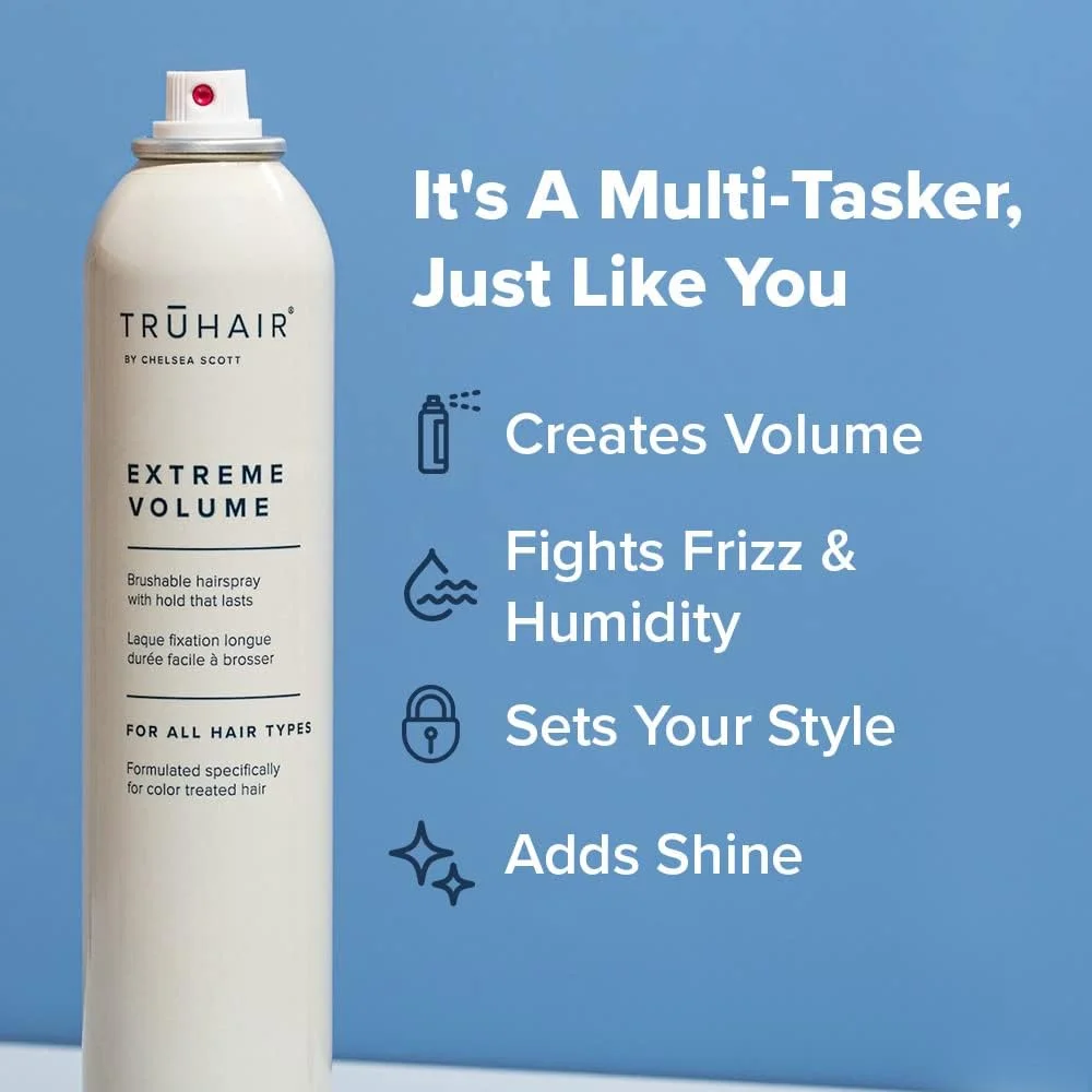 اسپری مو حجم دهنده قوی Truhair با پانتنول اسپری مو حجم دهنده قوی Truhair با پانتنول